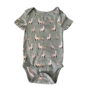 Cloud Island Llama Onesie Gender Neutral